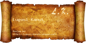 Lugosi Kanut névjegykártya